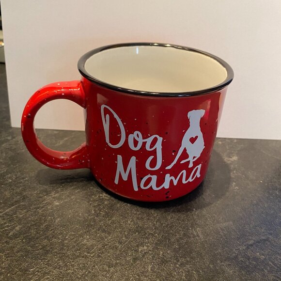 Boxer Dog Mama Ceramic Coffee Mug - Red - Picture 1 of 2